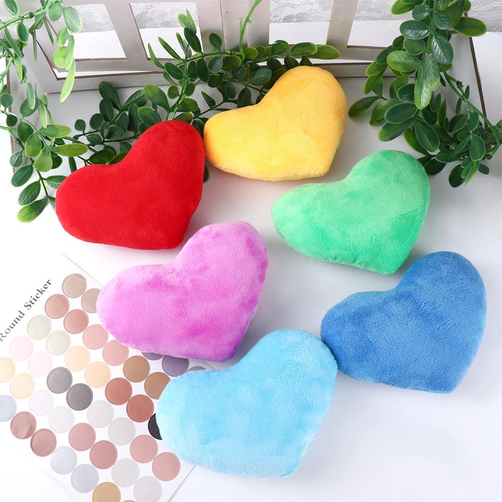 Goods Heart-shaped Colorful Comfortable Material Is Soft Throw Pillow Plush Toy Pillow Cushion