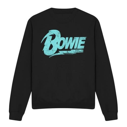 David Bowie Unisex Adult Logo Sweatshirt