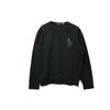 Polo Logo Print Solid Color Crew Neck Long Sleeve Sweatshirt Men Sweatshirt Black 710883342-010