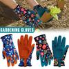 1 пара перчаток для садоводства с защитой от колючек, перчатки для обрезки из полиэфирного волокна, дышащие садовые перчатки для прополки и работы, для сбора урожая и обрезки