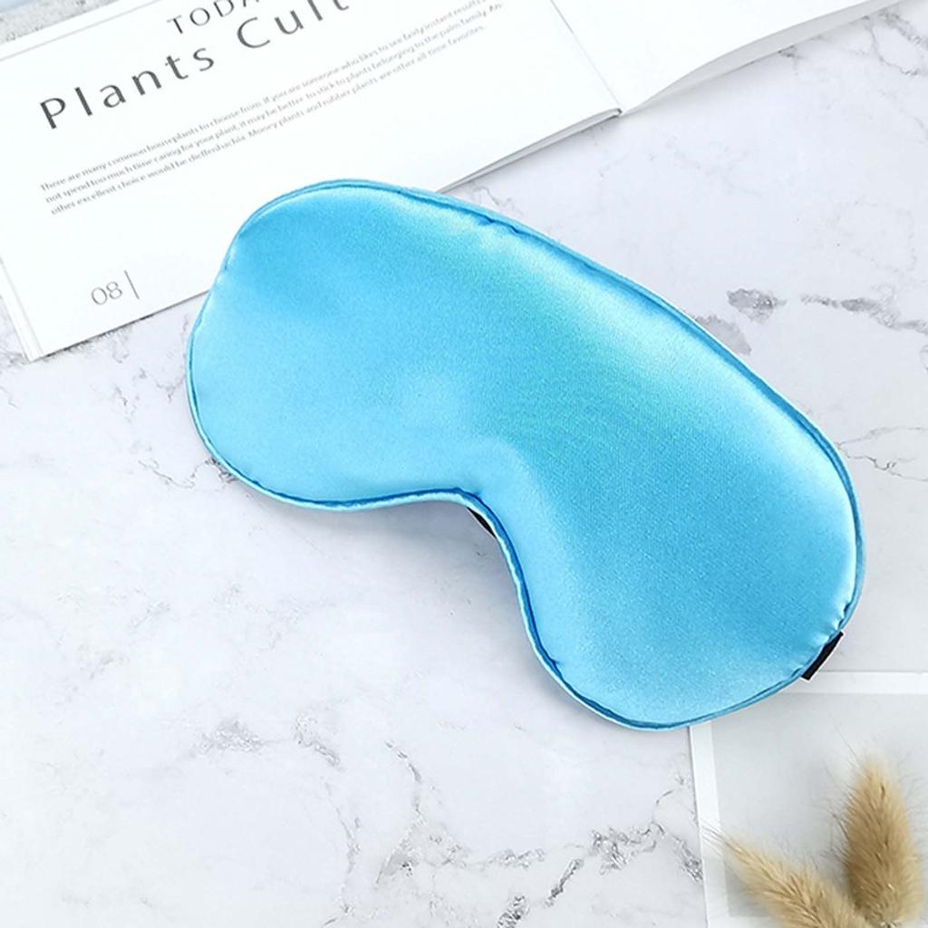 Маска для сна Шелковая затемненная мягкая дорожная маска с ремешком Маска для сна для глаз