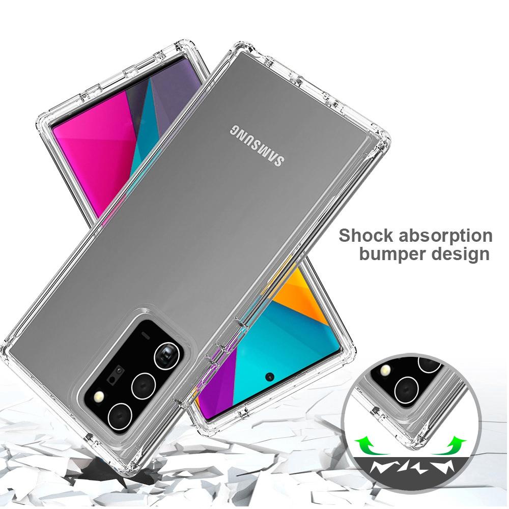 Чехол 360 с двусторонней полной защитой для Samsung S26 S25 Ultra S24 S23 FE S22 S21 Plus, прозрачный протектор экрана, силиконовый чехол