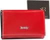 Women's leather wallet with snap closure - Rovicky
