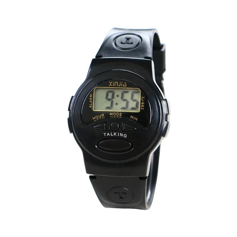 Цифровой голосовой отчет Пожилые часы с объявлением времени для пожилых и слепых пользователей