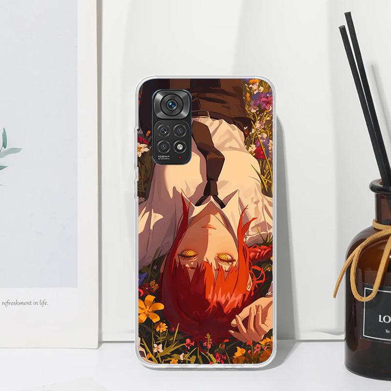 C-Chainsaw Mans Makima Phone Case For Xiaomi Redmi Note 15 13 14S 14 Pro Plus 12S 11S 10S 12 11E 10 11T Art Fundas Back Cover Re