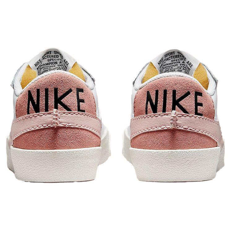 Nike Blazer Low 77 Jumbo Бело-Розовые Женские Оксфордские Кроссовки Rose-Whisper DQ1470-102