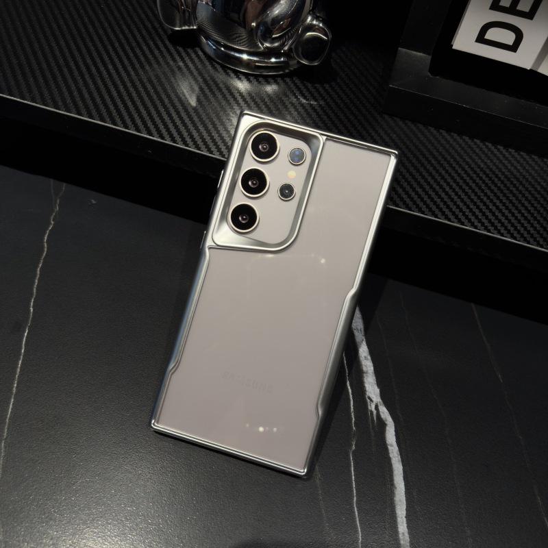 Ультратонкий чехол-пояс Samsung S25: Гальванизированный ТПУ, Защита от падений по углам для S23P/S24