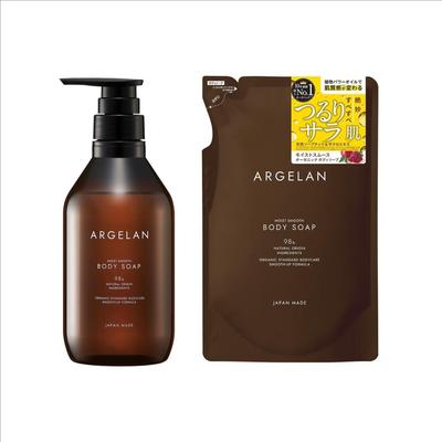 Гель для душа Argelan Moist Smooth - бутылка 480 мл + набор для пополнения 400 мл