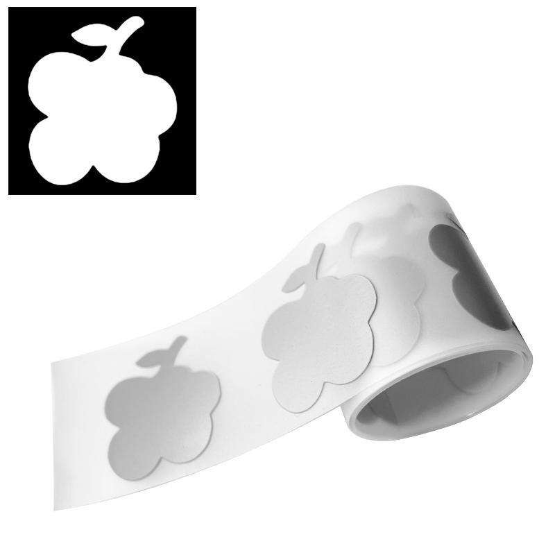 Серебряные светоотражающие ленты патч Высоковидимая виниловая пленка наклейки для одежды Diy Parches Ropa теплопередача фрукты декор патч 3x100 см