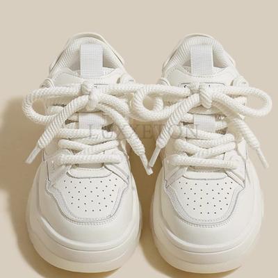 Кроссовки для сноуборда на толстой подошве с новой подошвой в стиле колледжа и шнурками из толстой пеньковой веревки. Универсальные повседневные легкие спортивные кроссовки для сноуборда.