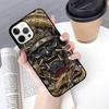 Samurai Oni Mask Mobile Phone Cases Cover For iPhone 17 Air 16 Plus Coque For iPhone 17 Air 16 15 14 12 13 11 Pro MAX XS