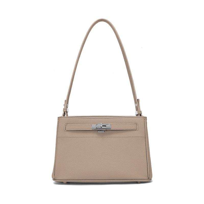 Кожаная сумка сумка-мессенджер женская новая из первого слоя коровьей кожи для поездок на работу на плечо модная ретро сумка-подмышка с замком