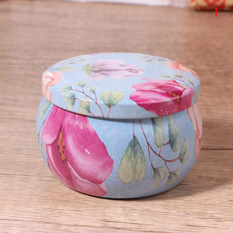 4 унции герметичная банка металлические банки для свечей коробка для конфет розовый чайник органайзер для хранения ювелирных изделий жесть рождественский упаковочный ящик