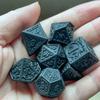 7 шт./компл. D4 D6 D8 D10 D12 D20 DND игральные кости 7-Die настольная игра игровые кости многогранные игральные кости TRPG DND
