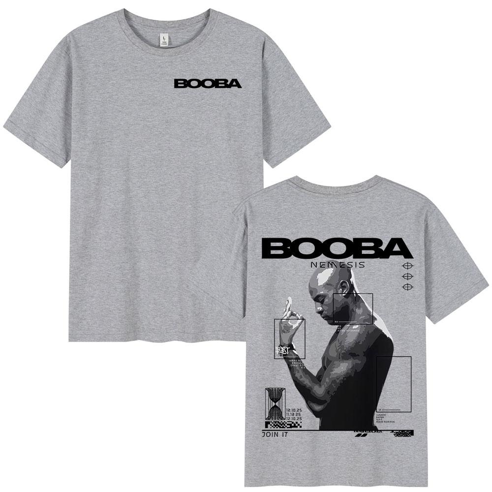 Rapper Booba Nero Nemesis Album T Shirts Men Women Retro Gothic Hip Hop Short Sleeve Tshirts Man Cotton Tshirt Streetwear