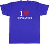 I Love Doncaster Unisexs TShirt South Yorkshire Love Heart Tee Gift