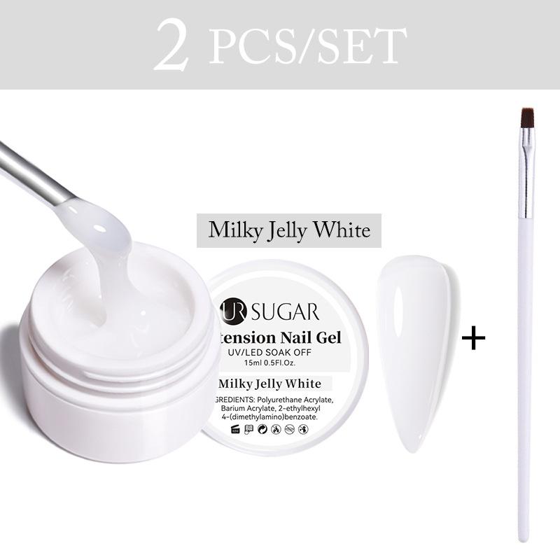 Держатель для бумаги для наращивания в коробке, набор инструментов для наращивания ногтей Crystal, быстрый УФ-клей для наращивания ногтей