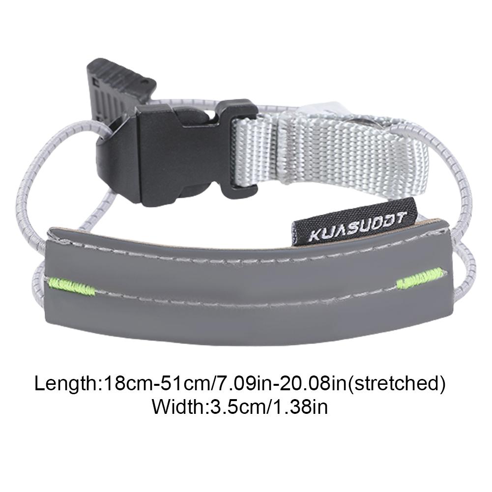 Reflective Bike Pants Strap High Visibility Cycling Pants Cuff Band Trouser Leg Straps for Night Walking Cycling Running