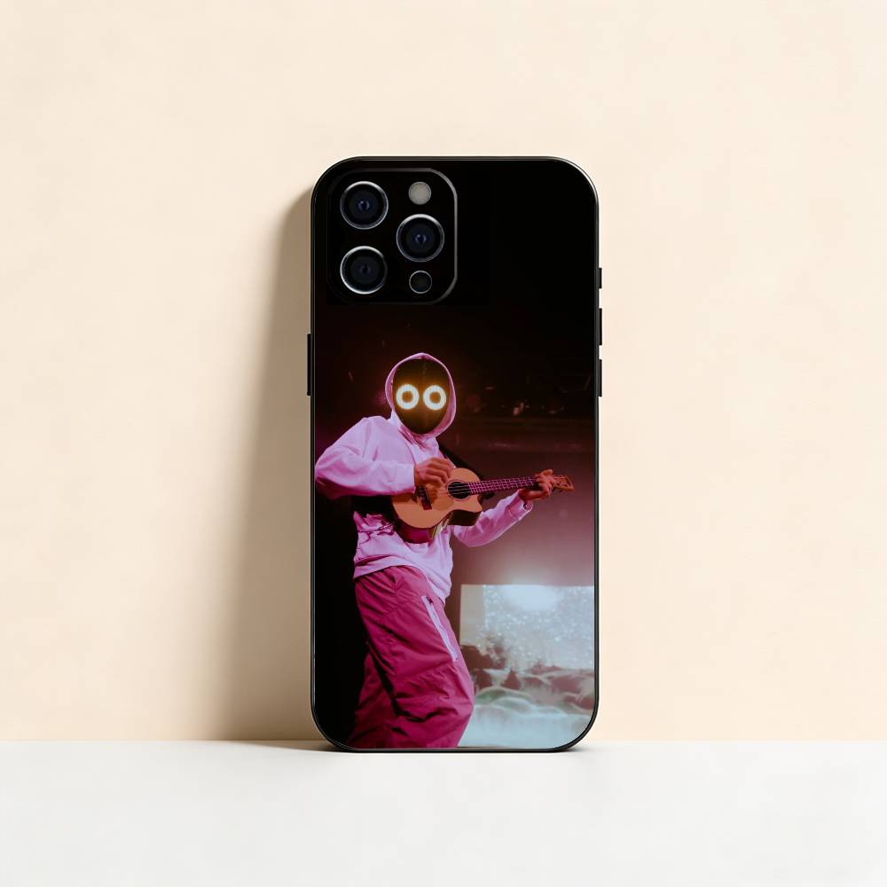 Чехол для телефона Singer Funny B-BoyWithUke для iPhone 17, 16, 15, 14, 13, 12, 11 Plus, Pro Max, Другие Мягкий Черный Чехол