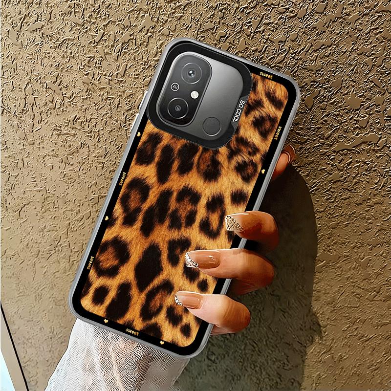 Fashion Sweet Leopard Print Shockproof Phone Case for Xiaomi Poco X7 X6 X5 X3 Pro F7 Ultra M8 Redmi 15C 15 14C 13C 12C 10C 13 12