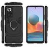 Для Xiaomi Redmi Note 10 Pro Max задняя крышка телефона чехол противоударный броня против падения металлический держатель кольца магнитный защитный чехол Funda Coque
