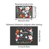 Christmas Adhesive-Free Scene Setting Static Sticker Easy To Use Window Stickers Store Decor 10 Styles