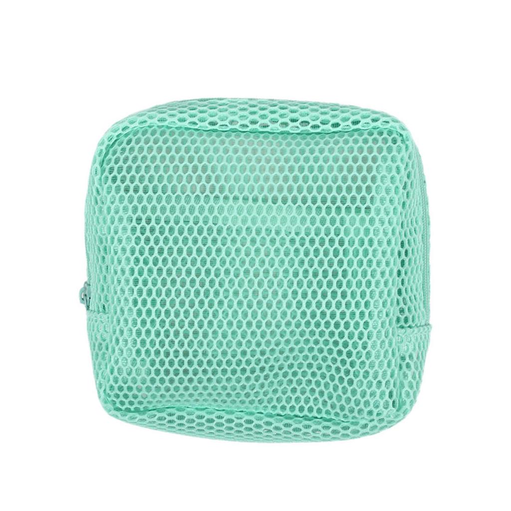 Портативная сетчатая косметичка для губной помады, сумка для хранения ключей, квадратный кошелек на молнии карамельного цвета, держатель для гигиенических салфеток