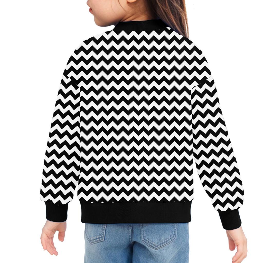 Куртки на молнии для девочек, детские осенние толстовки с длинными рукавами, верхняя одежда с карманами 5-15 лет