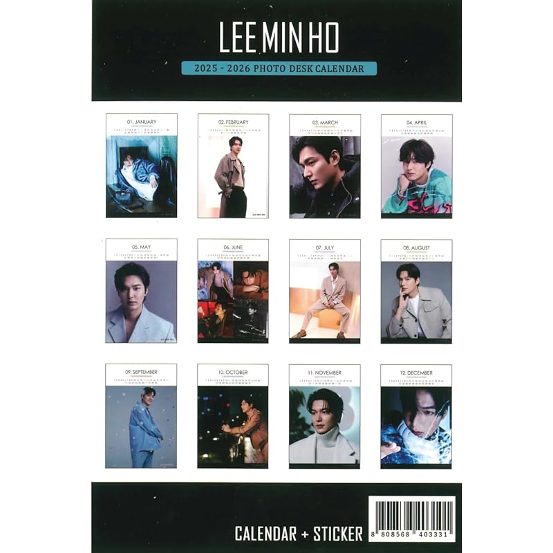 2025/2026 Desk Calendar [K-STAR Desk Calendar] (Lee Min Ho Lee Minho 01)