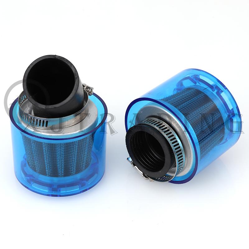 Motorcycle 35/38/42/45/48-50mm Bend Elbow/Stright Waterproof Air Filter Cleaner For 50cc-250cc ATV Pit Dirt Bike Motorbike Parts
