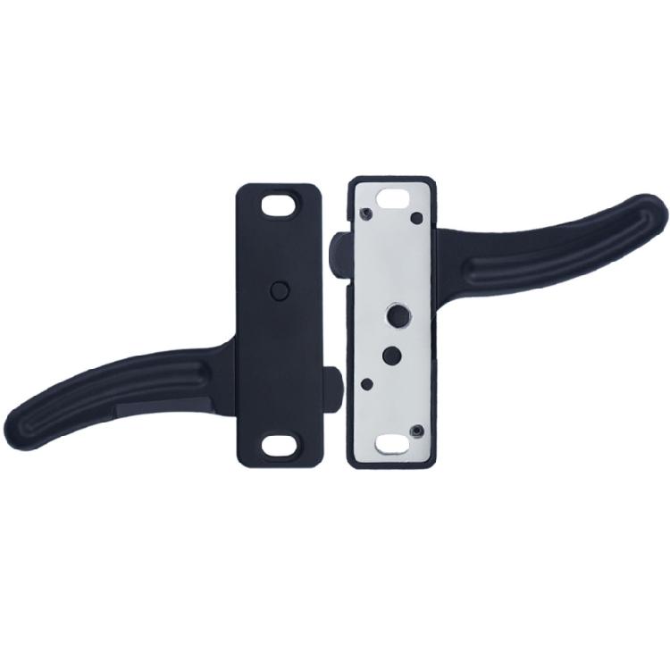 Left and Right Screen Handle 1 Pair, Black Curved Pull Handles for Routine Maintenance and Screen Panel Repair Work with Daily Service Support