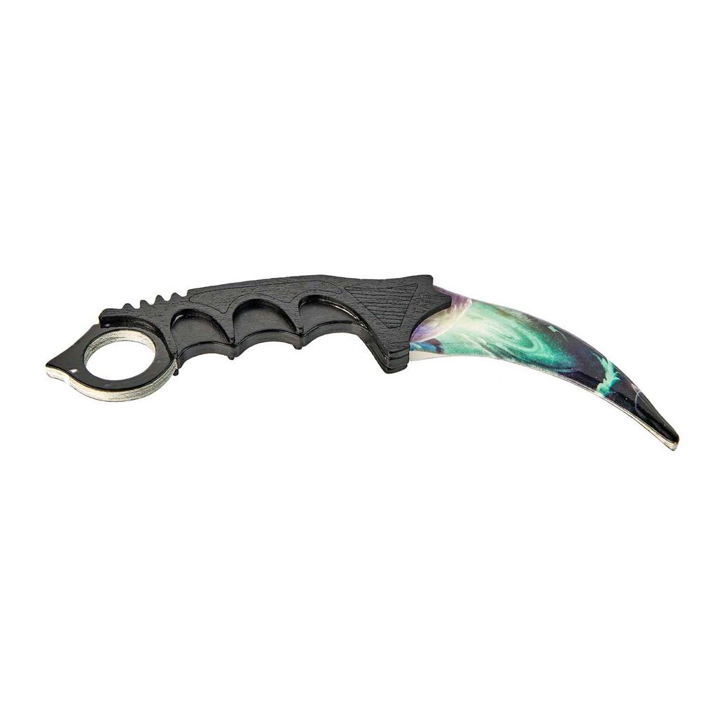 КС2 КС:GO Деревянный нож Karambit Galactic Flash, Maskbro, деревянный нож, сделанный из дерева, для любителей CounterStrike Global Offensive