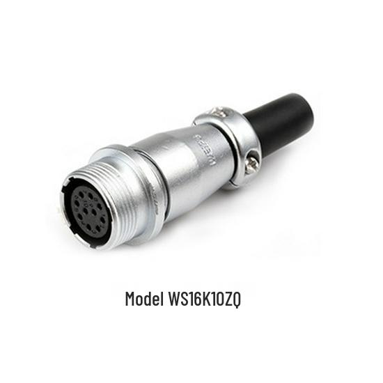 WEIPU WS16 Air Mating Circular Connector, 2-10 Pin.