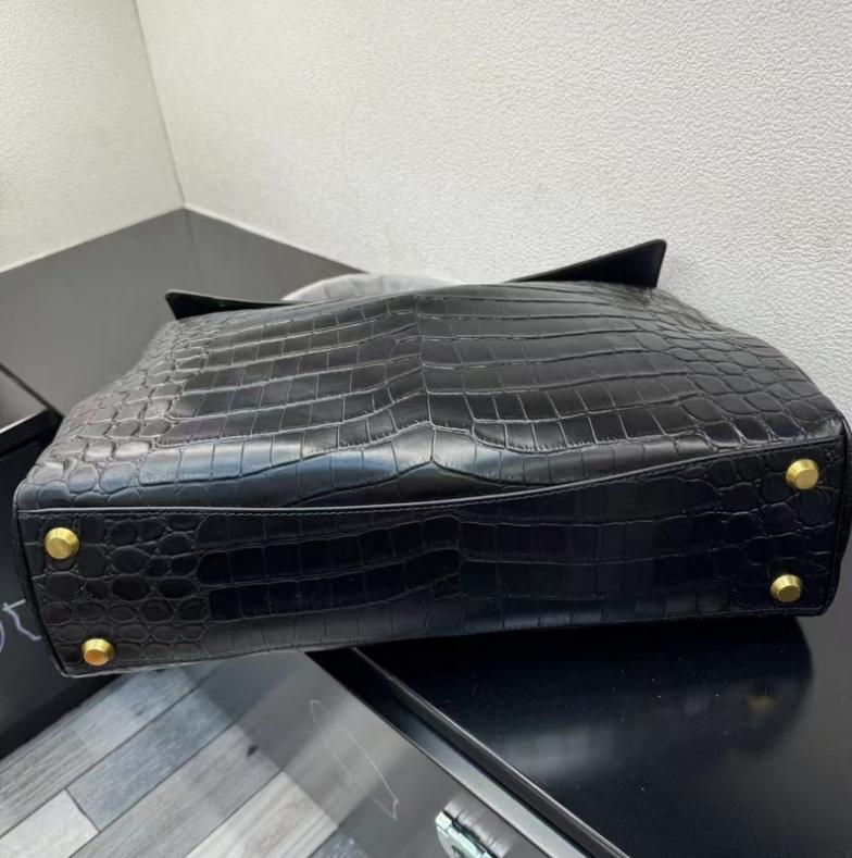 24 новых женских сумки из натуральной кожи с рисунком под крокодила, матовая кожа + сумка Rodeo Leisure, большая вместимость, Cross Border