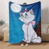 1 шт. Плед Disney Коты-аристократы Мари Кот Ночной пейзаж Мягкий плед для домашнего декора, чехол на диван, для путешествий