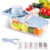 Vegetable Cutter Multifunctional Slicer Fruit Potato Peeler Carrot Grater with Hand Guard Kitchen Tools Accessories