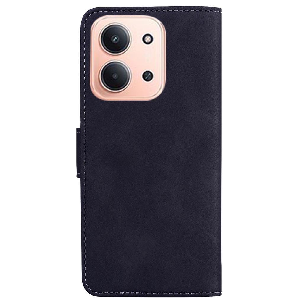 Для Xiaomi Redmi 15C 5G (США) (173мм)/15C 4G (США) (173мм) Чехол-подставка из искусственной кожи с принтом бабочек