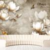 Обои 3D Nordic Retro Mural Sofa TV Background Wall Mural Living Room Hotel Sofa Decoration Wallpaper
