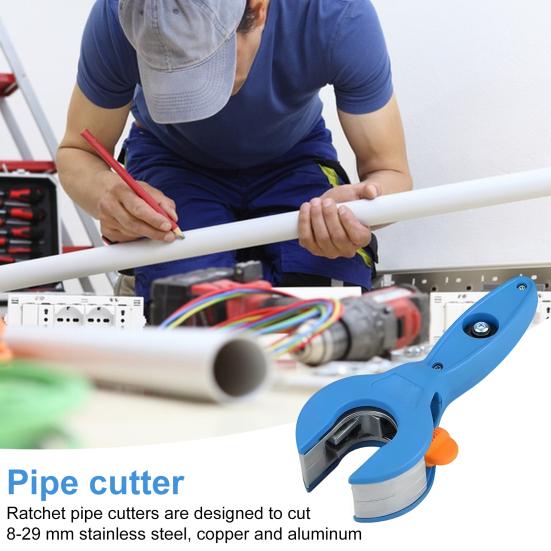 Резак для медных труб с острым прочным лезвием, регулируемой конструкцией, многоцелевой, для работы одной рукой, сверхпрочный, быстрый инструмент для резки труб