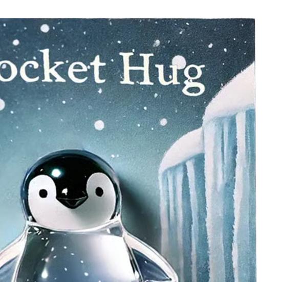 Pocket Hug Turtle Emotional Support Animal with Pocket Hug Card Positive Mini Penguin Elephant Gift for Friends Kids Coworkers