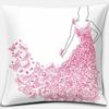 Pink Series Printed Pillowcase Home Decor Car Sofa Cushion Cover