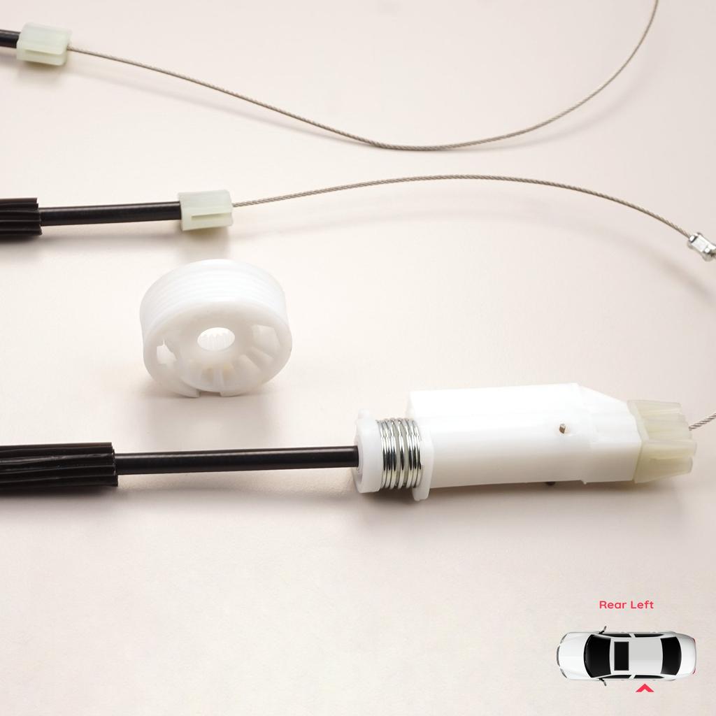 BROSS Автозапчасти BWR1231 Комплект для ремонта электрического стеклоподъемника Задняя левая сторона для A5 S5 Купе 2008-2013