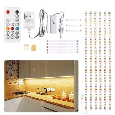 Wobane Cabinet Bulb Remote Time Memory Kitchen Energy Tape x 6 3m LED Bar PSE No Construction Paste 2700K Высокая яркость Линия Непрямая под полкой