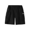 Li Ning Skateboard Series Cargo Multi-Pocket Loose Sports Shorts Men Shorts Black AKSR121-1