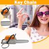 Chainsaw Shape Creative Keychain Fun Everyday Accessory For Keys And Bags Portable Decorative Gift Item