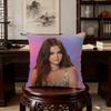 Чехол для подушки Singer S-Selena G-Gomez-ES для домашнего офиса, подарки на день рождения, юбилей, мягкий, приятный для кожи чехол для подушки