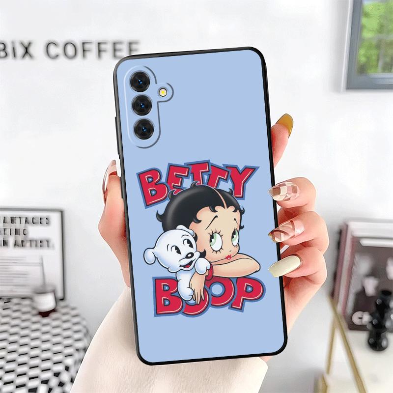 B-Bettys B-Boops Girl Soft Phone Case for Samsung A17 A37 A57 A16 A26 A36 A56 A15 A25 A35 A55 A14 A24 A34 A54 A13 A23 A33 A53 A5