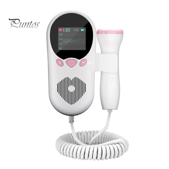 Фетальный монитор с большим ЖК-экраном, удобным интерфейсом, простым в считывании показаний, работающим от батареи, портативным монитором сердечного ритма ребенка