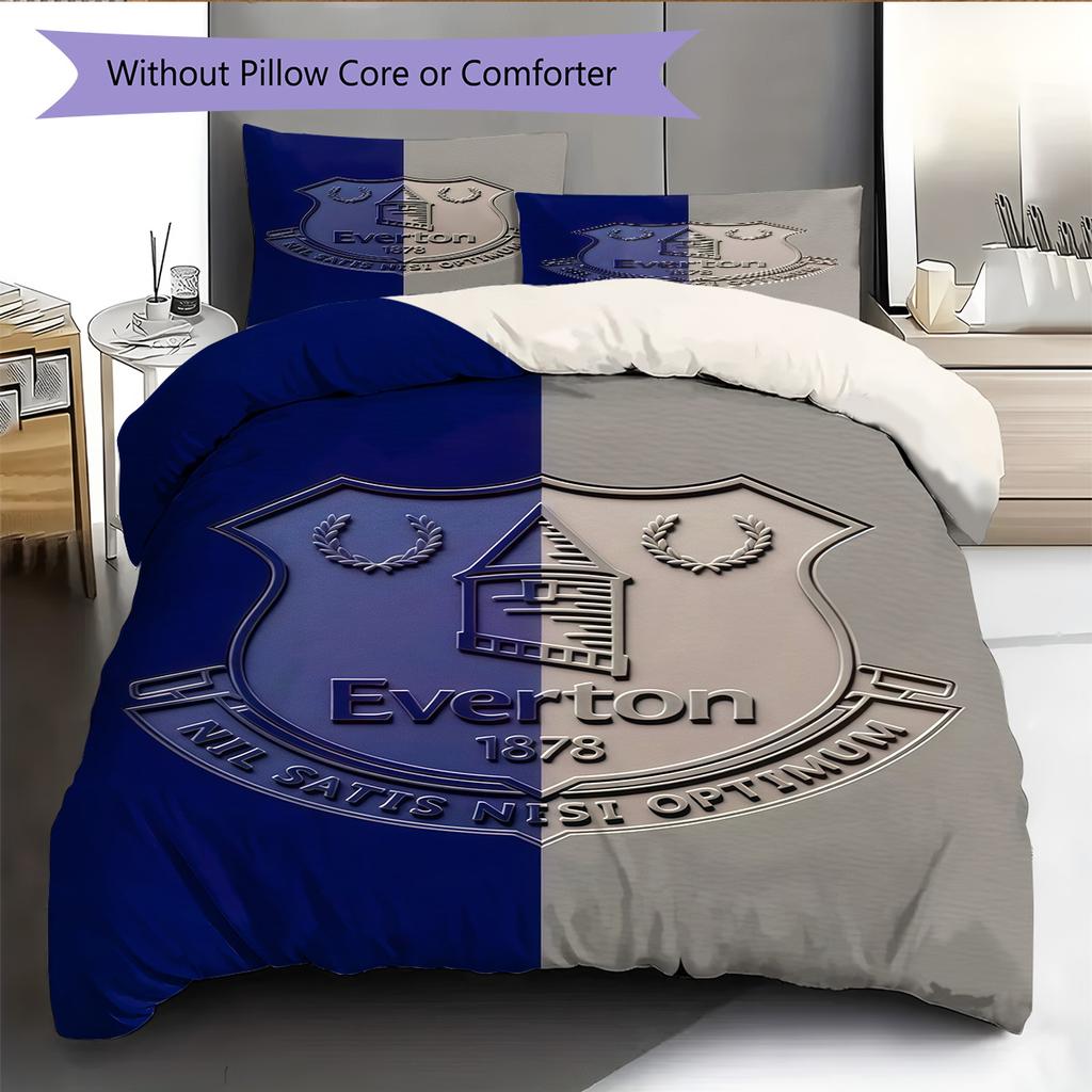 The Toffees logo Bedding Quilt Set Quilt Cover Pillowcase Home Decoration Birthday Gift (1 * duvet cover + 2 * pillowcase, without core)