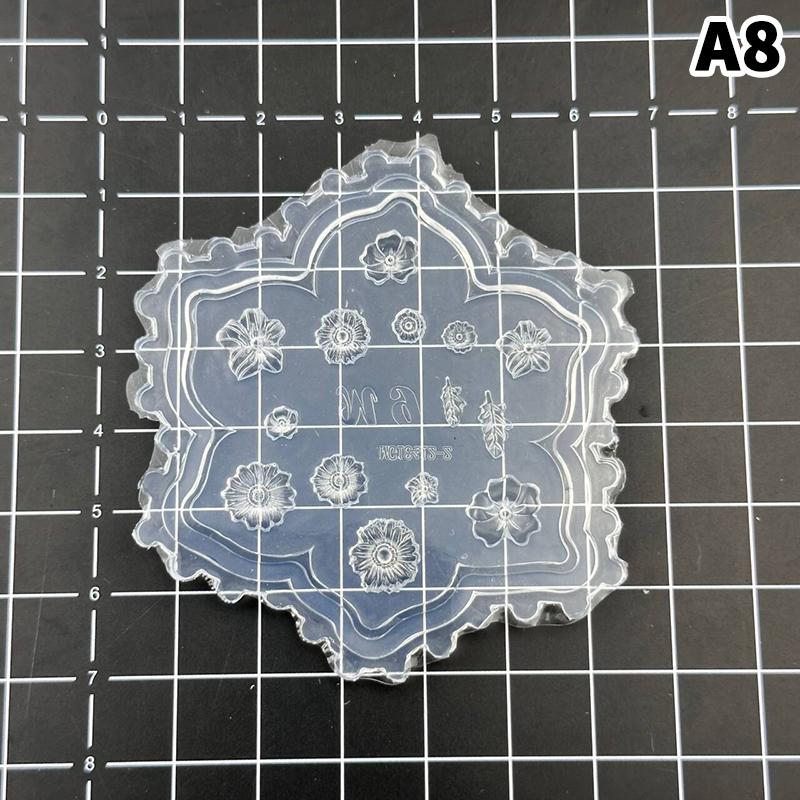 3D Силиконовые Цветы Листья Бабочка Дизайн Маникюрные Шаблоны для Лепки Форма для Маникюра Инструмент для Маникюра Декор Подарки